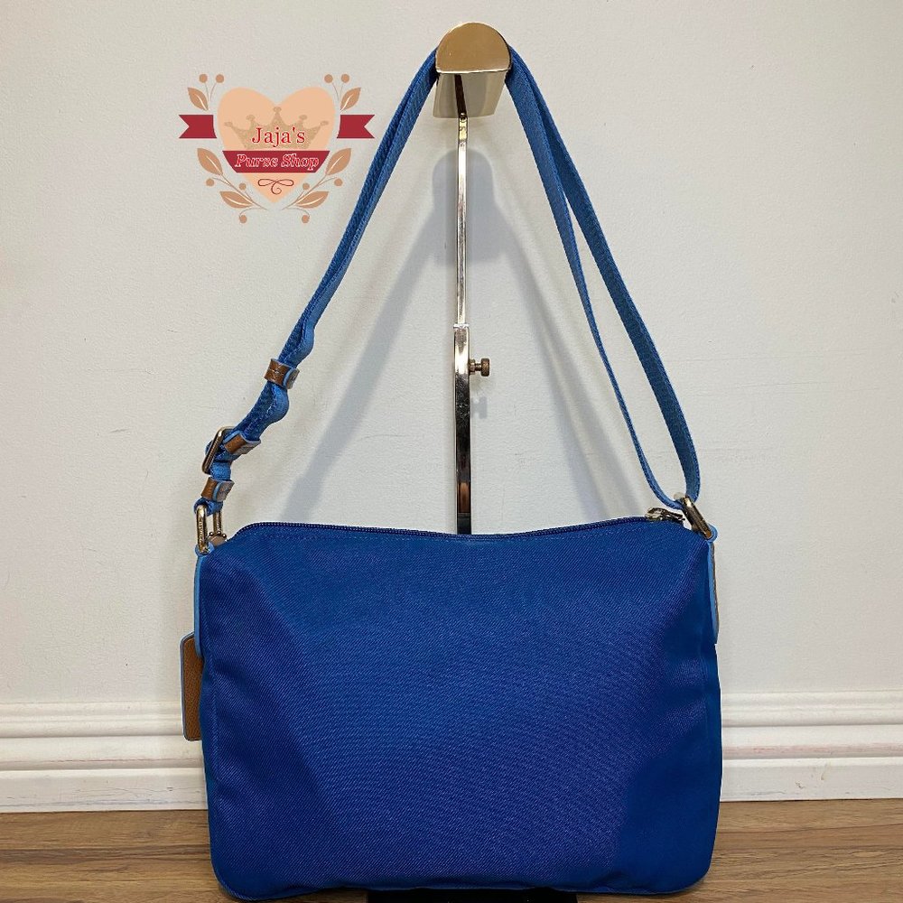 💙Coach Fabric-Polyester W/ Leather Bag💙 - Picture 2 of 16